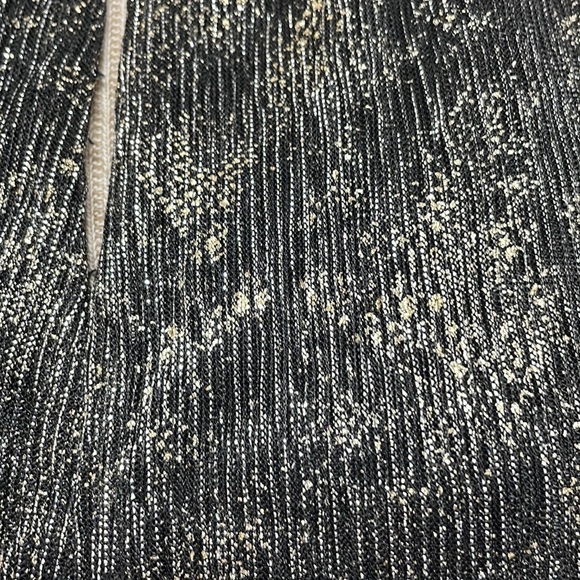 Grifflin Paris Blouson Dress NWT Metallic Sleeveless Keyhole Grey Size Small S - Picture 8 of 16